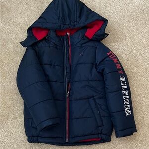 Tommy Hilfiger Dark Blue Jacket with Red Details
